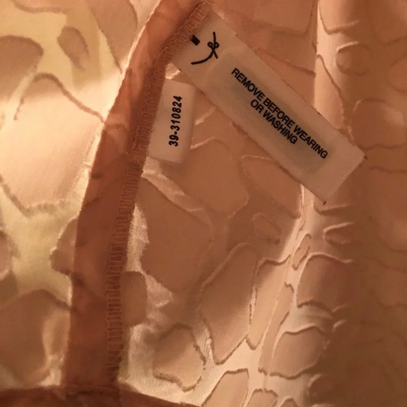 Ann Taylor Womens Pink Textured Long Sleeve Button-Down Blouse Top Size 0 - Picture 6 of 15